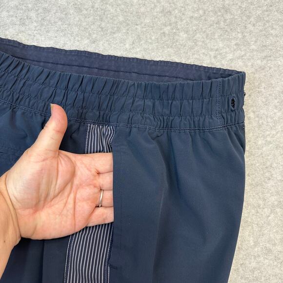 Lululemon Work It Out Track Pants SZ S Wagon Stripe Inkwell Jogger Elastic Waist - Picture 7 of 14